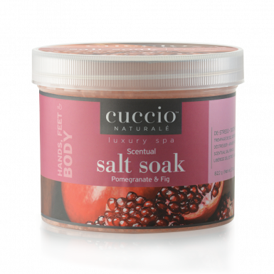 Cuccio Tengeri Sófürdő Gránátalmával és Fügével - Scentual Salt Soak Pomegranate & Fig