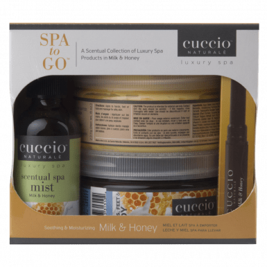 Cuccio Hidratáló Szett Tejjel És Mézzel Szürke - Spa To Go Milk & Honey