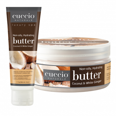 Cuccio Testvaj Kókusszal és Fehér Gyömbérrel - Non-Oily, Hydrating Butter Blends Coconut & White Ginger