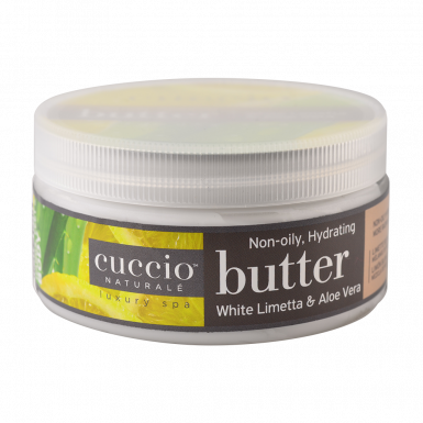 Cuccio Testvaj Zöldcitrommal és Aloe Verával - Non-Oily, Hydrating Butter Blends White Limetta & Aloe Vera