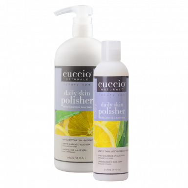Cuccio Mikroszemcsés Bőrradír Zöldcitrommal és Aloe Verával - Daily Skin Polisher White Limetta & Aloe Vera