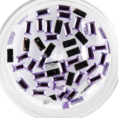 Kő Téglalap - 10 Light Amethyst