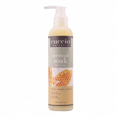 Cuccio 3in1 Tusfürdő Tejjel és Mézzel - Scentual Soak Milk & Honey