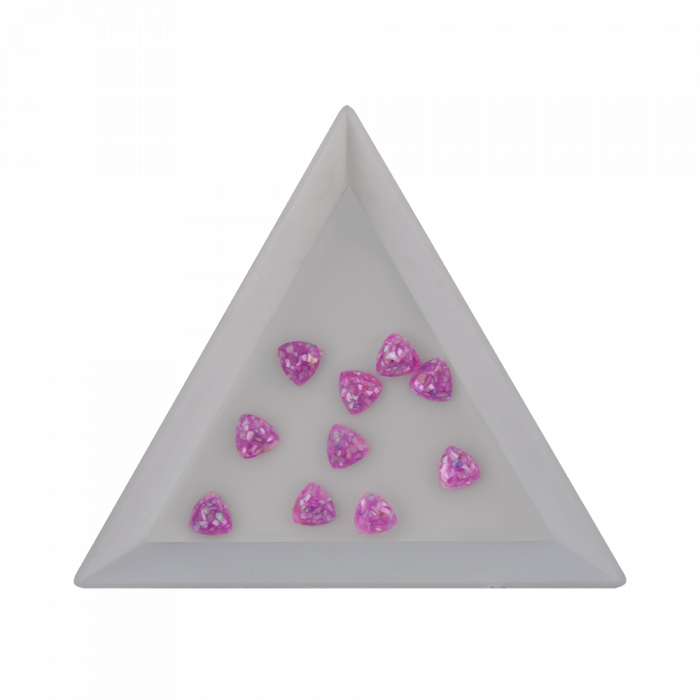 Formakő kagyló háromszög purple