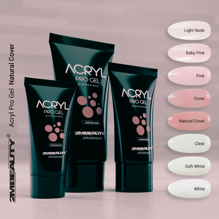 Acryl Pro Gel Natural Cover - Tubusos