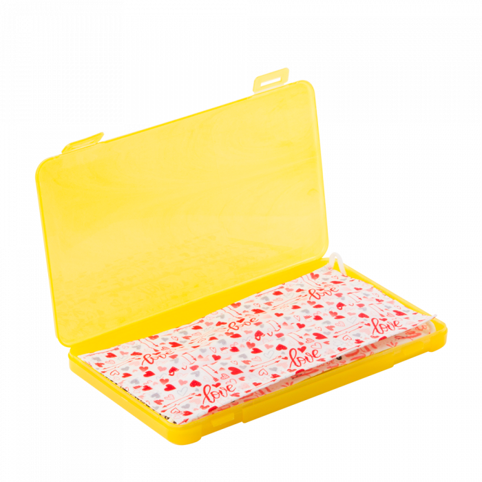 Maszk tároló - yellow
