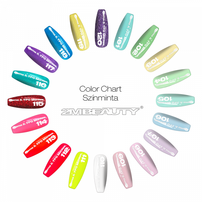 Gel Lack - HEMA & TPO Mentes 111 - Neon