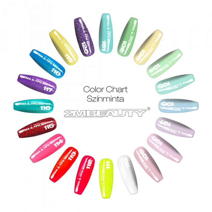 Gel Lack - HEMA & TPO Mentes 111 - Neon