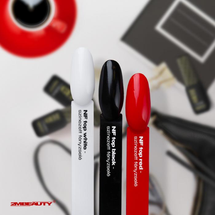 Top Gel - NF Top Black Színezett Fényzselé - HEMA Mentes