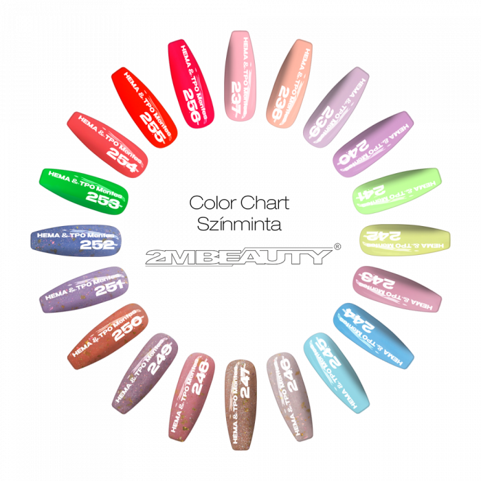 Gel Lack - HEMA & TPO Mentes 256 - Neon