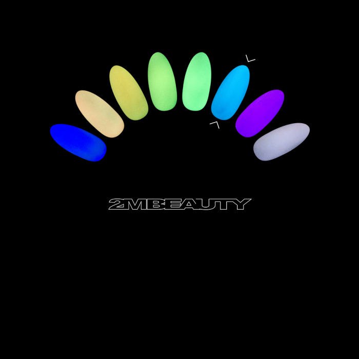 Acryl Pro Gel Glow In The Dark 04 - Sky Blue - HEMA Mentes Akrilzselé