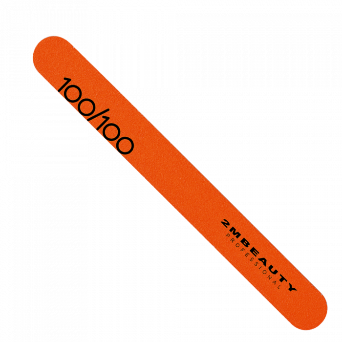 Egyenes Körömreszelő - Neon Narancs #100/100