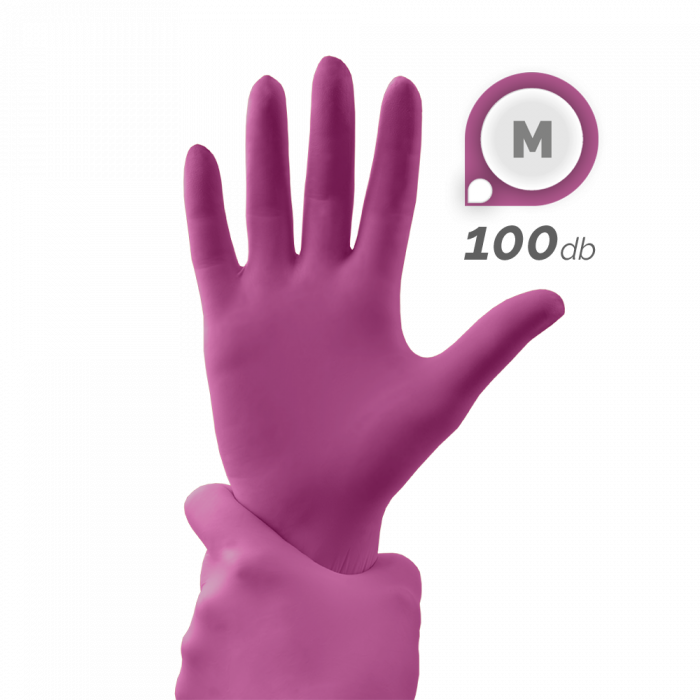Gumikesztyű - Magenta Gumikesztyű - Magenta:
Közepes vastagságú, tartós, púdermentes nitril gumikesztyű.
Több sz...