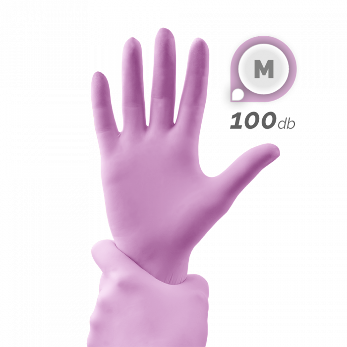 Gumikesztyű - Pink Gumikesztyű - Pink:
Közepes vastagságú, tartós, púdermentes nitril gumikesztyű.
Több színb...