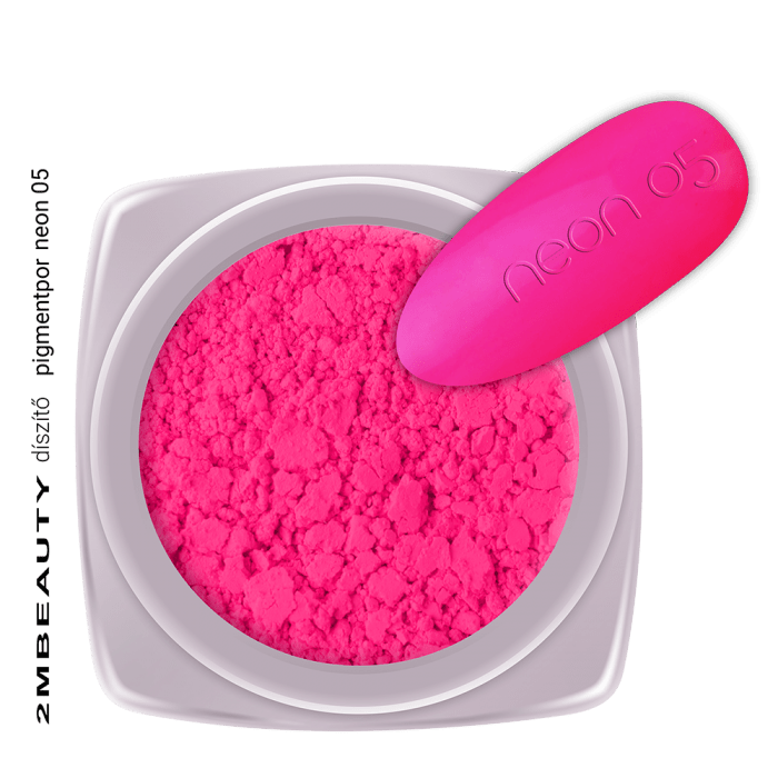 Pigmentpor neon 05:  Élénk színű, pink, különleges pigment por a változatos körömdíszíté...