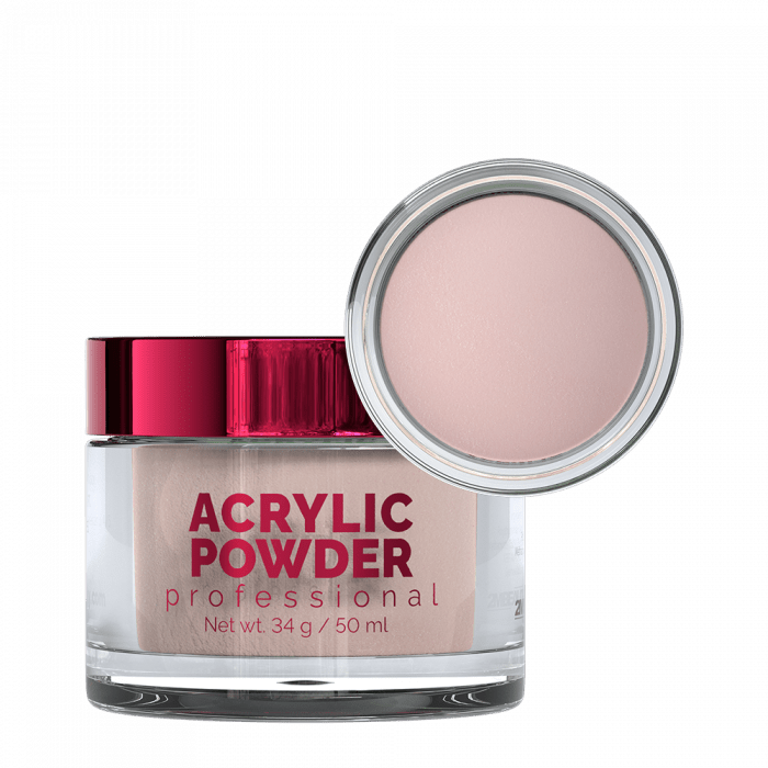 STANDARD Acrylic Powder Natural II:
 Sötétebb rózsaszín körömágyhosszabbító porcelán por....