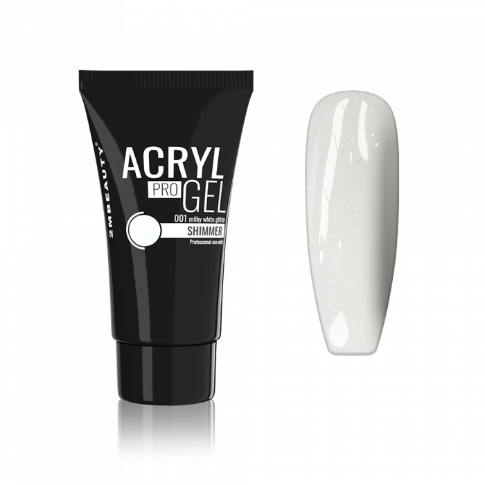 Acryl Pro Gel Shimmer 001 Milky White Glitter - Tubusos:Megérkezett a 2MBEAUTY Acryl Pro Gel vagy ...