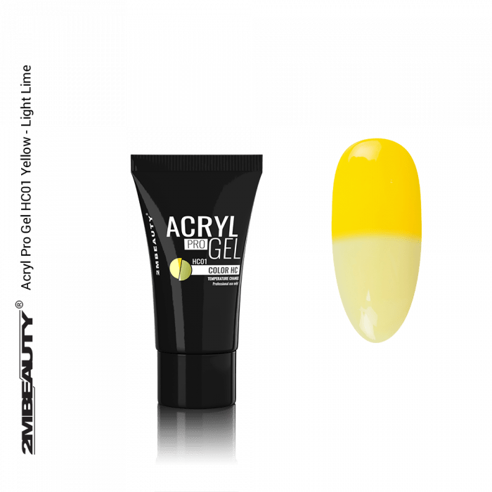 Acryl Pro Gel HC01 Yellow - Light Lime:
 
Hőmérséklet emelkedésére vagy csökkenésére szí...
