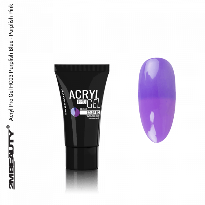 Acryl Pro Gel HC03 Purplish Blue - Purplish Pink:
 
Hőmérséklet emelkedésére vagy csökkené...