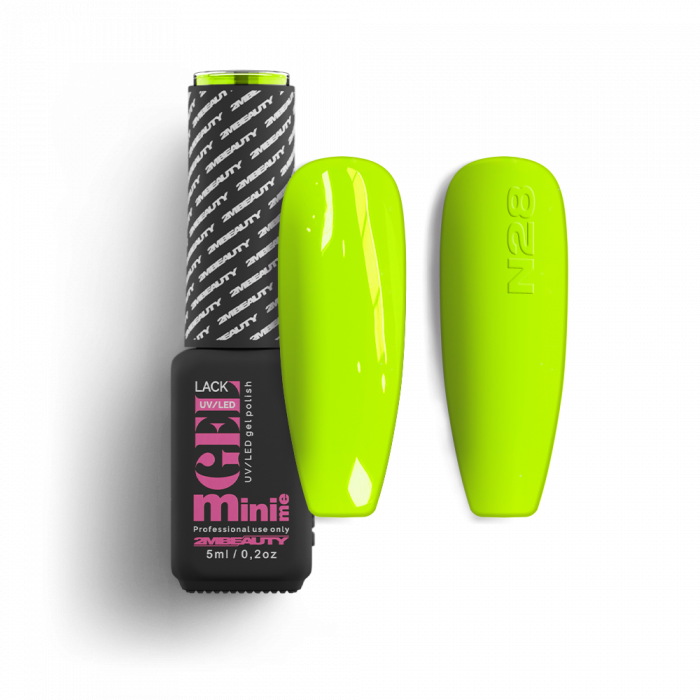 Gel Lack - Neon N028 - HEMA & TPO Mentes