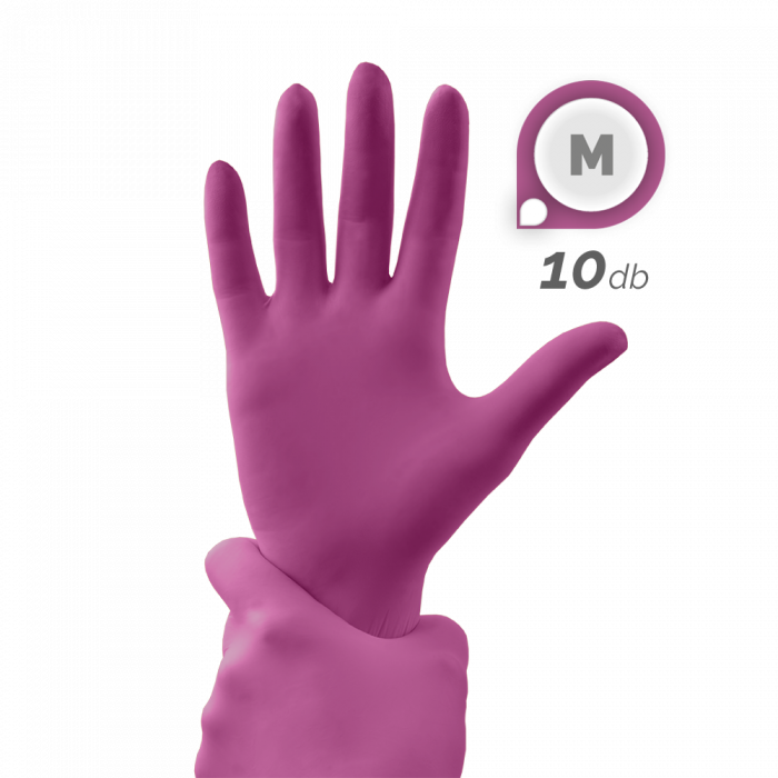 Gumikesztyű - Magenta Gumikesztyű - Magenta:
Közepes vastagságú, tartós, púdermentes nitril gumikesztyű.
Több sz...