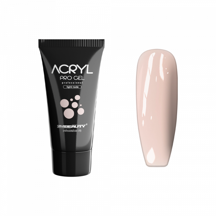 Acryl Pro Gel Light Nude - Tubusos: Megérkezett a 2MBEAUTY Acryl Pro Gel vagy más néven akrilzse...