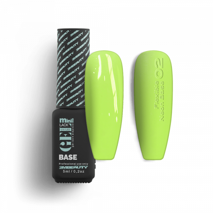 Gel Lack - Flexible Neon Base 02: 
Legújabb gél lakk alapunk tulajdonságait már a nevéből is...