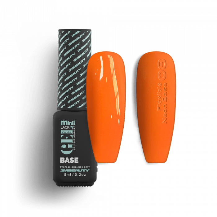 Gel Lack - Flexible Neon Base 08: 
Legújabb gél lakk alapunk tulajdonságait már a nevéből is...