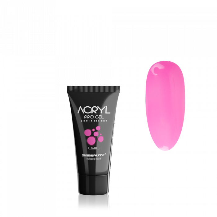Acryl Pro Gel Glow In The Dark 008 Pink:
Megérkezett a 2MBEAUTY Acryl Pro Gel vagy más néven akr...