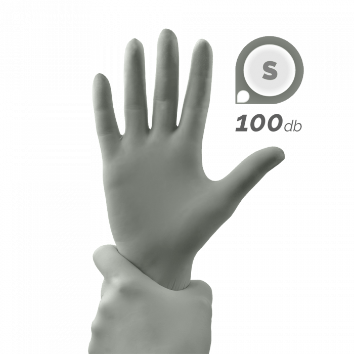 Gumikesztyű - Szürke Gumikesztyű - Szürke:
Közepes vastagságú, tartós, púdermentes nitril gumikesztyű.
Több sz...