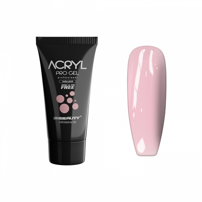 Acryl Pro Gel Baby Pink - HEMA & TPO Mentes Akrilzselé - Tubusos:
Baby Pink acrylgel-ünk HEM...