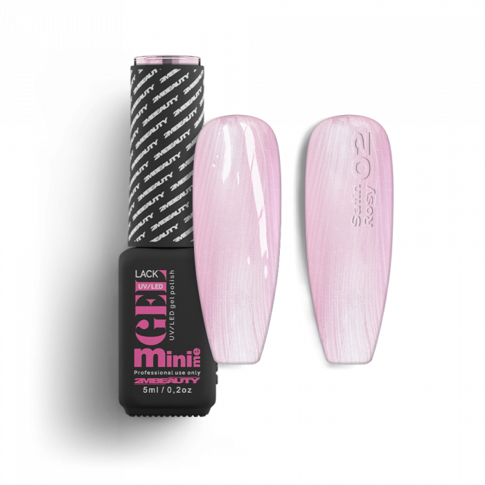 Gel Lack - Satin - 02 Rosy - HEMA & TPO Mentes Gel Lack - Satin - 02 Rosy - HEMA & TPO Mentes