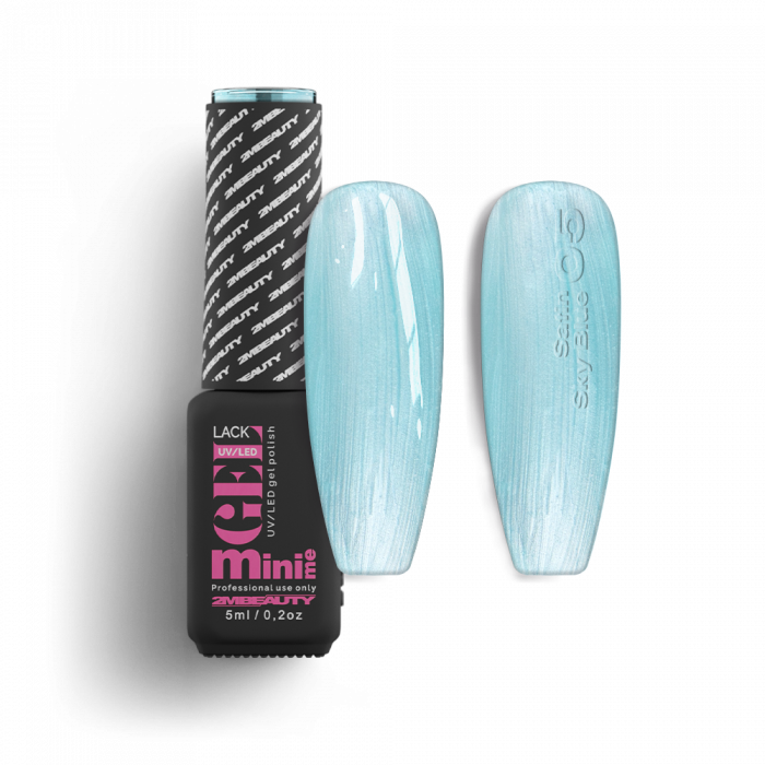 Gel Lack - Satin - 05 Sky Blue - HEMA & TPO Mentes Gel Lack - Satin - 05 Sky Blue - HEMA & TPO Mentes