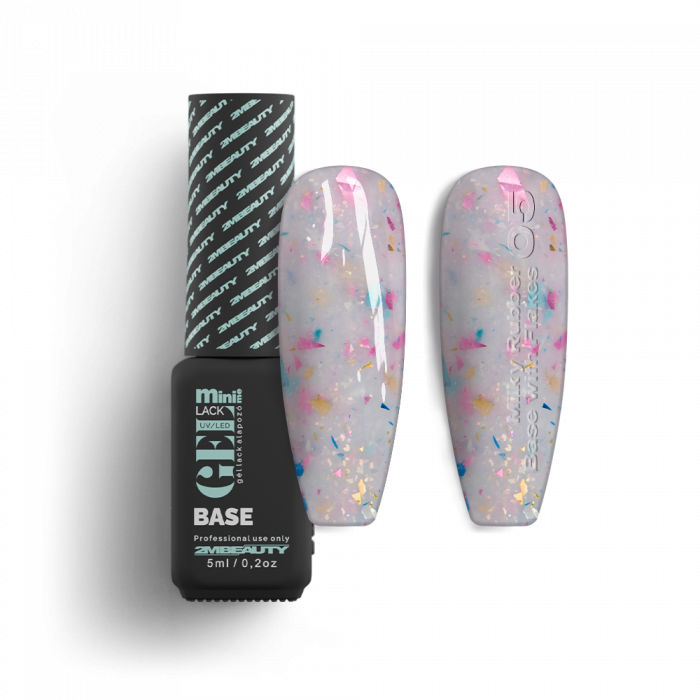 Gel Lack - Milky Rubber Base With Flakes 05 - HEMA & TPO Mentes Gel Lack - Milky Rubber Base With Flakes 05 - HEMA & TPO Mentes:
Közepes sűrűségű, te...