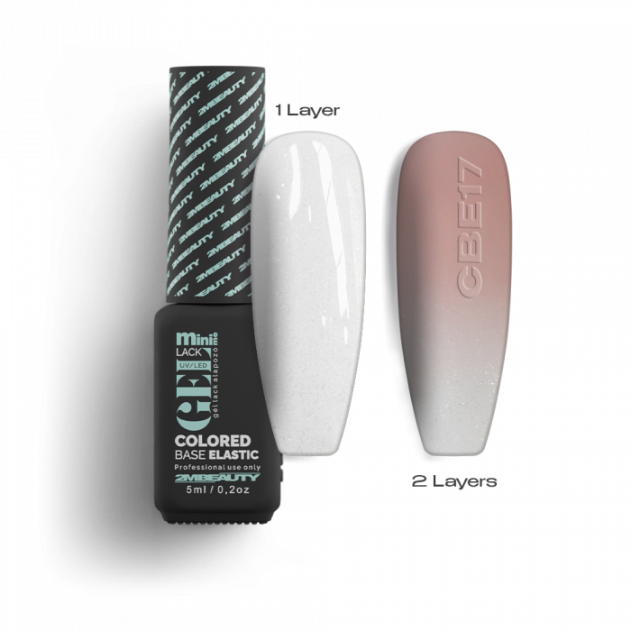 Gel Lack - Colored Base Elastic CBE17 Shimmer Milky White - HEMA & TPO Mentes Gel Lack - Colored Base Elastic CBE17 Shimmer Milky White - HEMA & TPO Mentes:
Tejfehér, ezüs...