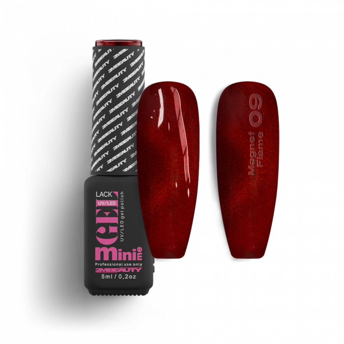 Gel Lack - Magnet Flame 09 - HEMA Mentes Gel Lack - Magnet Flame 09 - HEMA Mentes