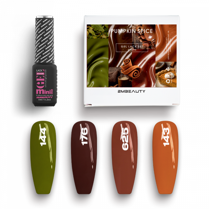 Gel Lack - Pumpkin Spice Set - HEMA Mentes:
A szett tartalma:

Gel Lack - HEMA Mentes 144: Szicí...