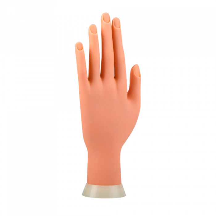 Gyakorló kéz - Fehér talppal:
5 ujjas szilikonos gumikéz.
Mindenki szeretne profi manikűrös, ...