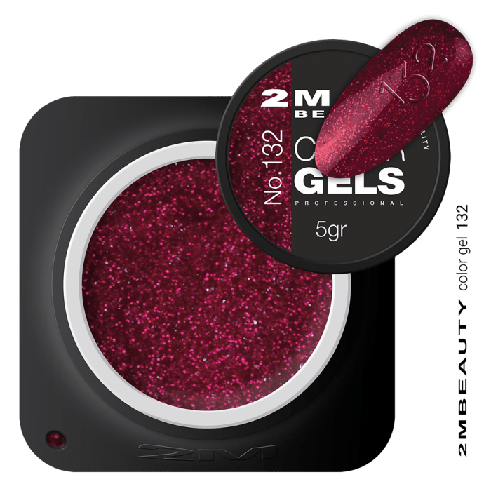 Színes Zselé - Csillámos 132 - HEMA Mentes: 
 
Bordó színű finomcsillámos color zselé, ...
