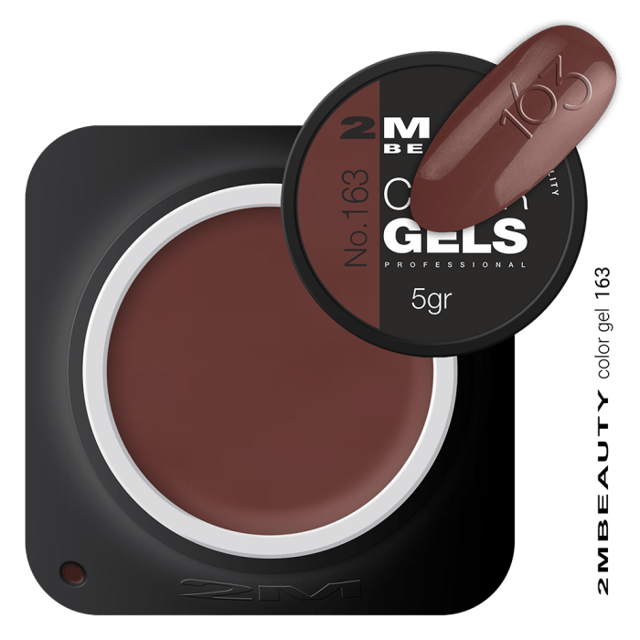 Színes Zselé - Matt 163 - HEMA Mentes: 
 
Mogyoróbarna színű matt color zselé, magas pigm...