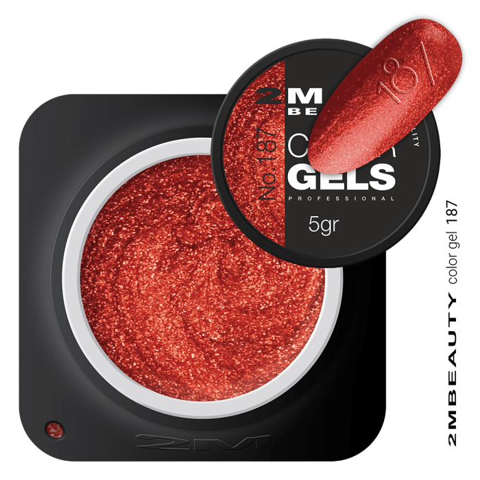 Színes Zselé - Csillámos 187 - HEMA Mentes: 
 
Téglavörös színű csillámos color zselé...