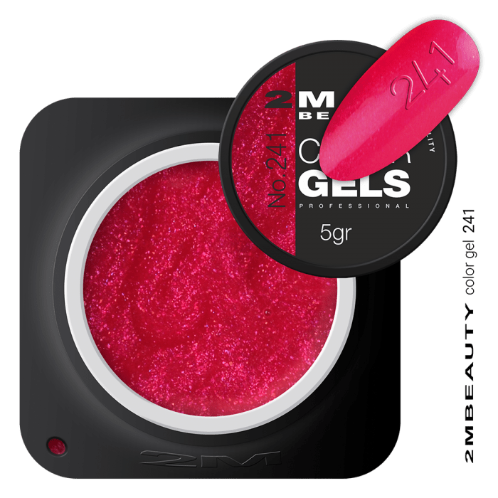 Színes Zselé - Csillámos 241:Áttetsző, magenta színű zselé, apró pink csillámokkal.
 ...