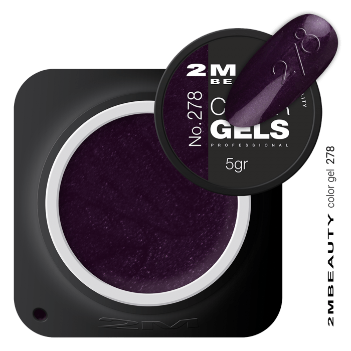 Színes Zselé - Csillámos 278 - HEMA Mentes: 
 
Sötétlila színű color zselé, lila és k...