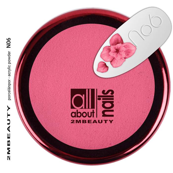 Színes porcelánpor - N6:
Színes porcelánpor, különleges pink színben....