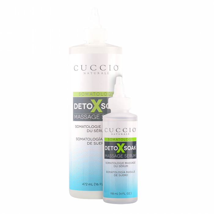Cuccio detox masszázs szérum:
(Detoxsoak massage serum): Méregtelenítő szérum masszázshoz....