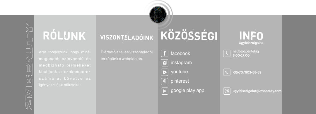 2mbeauty.com kapcsolat információi