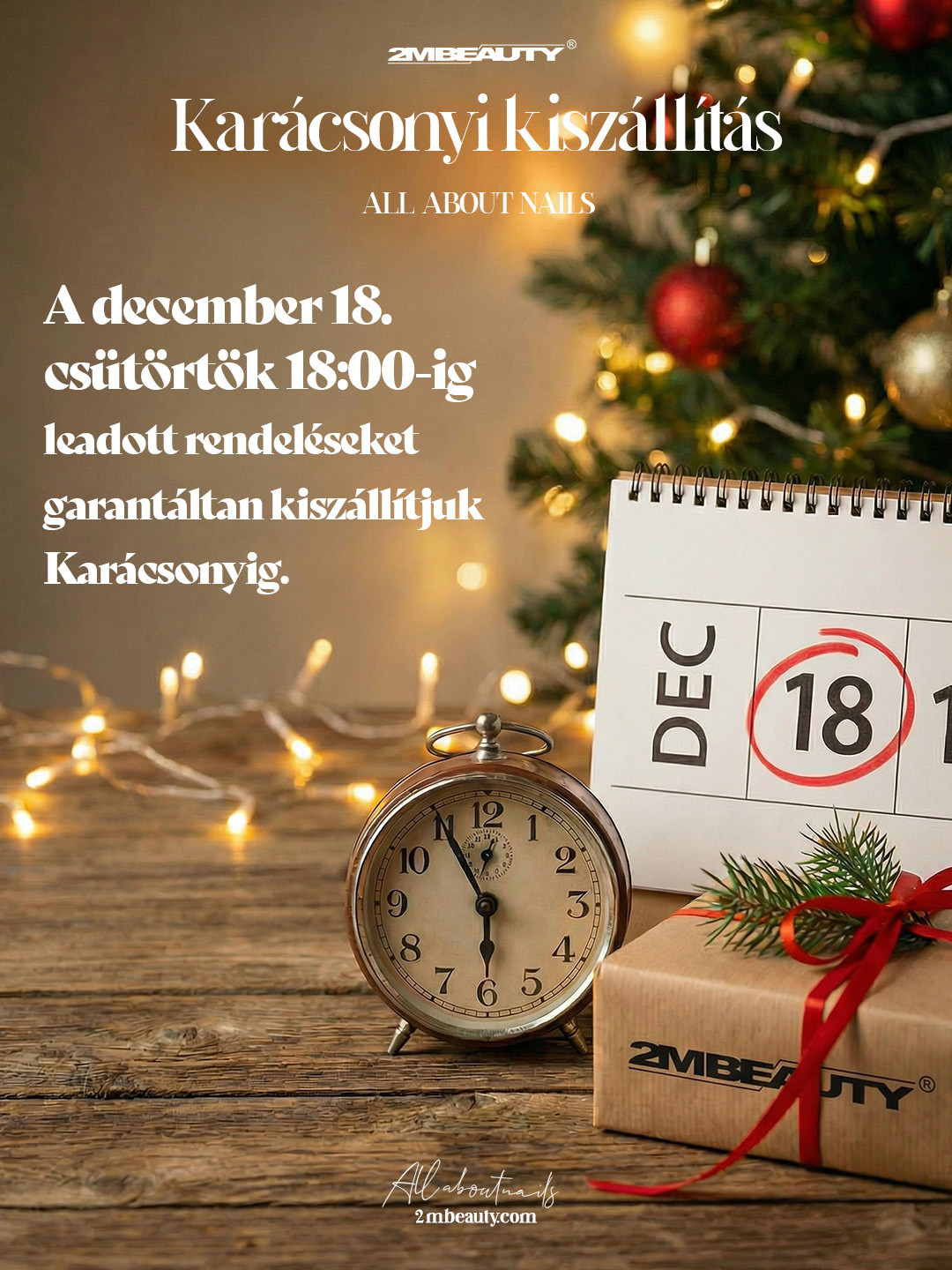 Karácsonyi szállítási információ