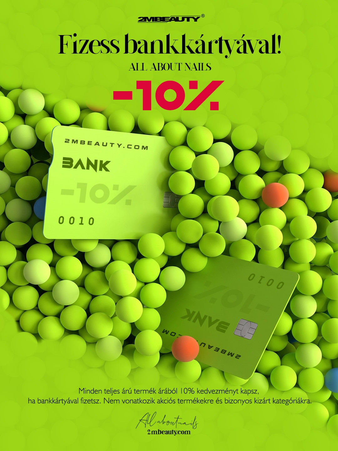 +10% kedvezmény bankkártyás fizetésnél a webshopban