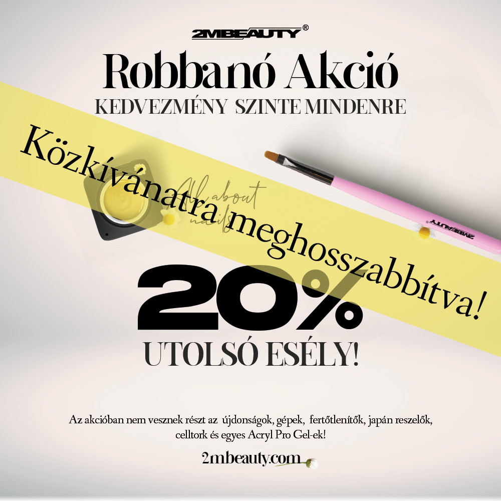 20% kedvezmény szinte mindenre