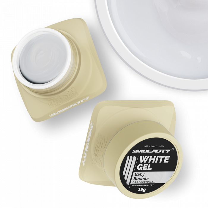 Baby Boomer White Gel - HEMA Mentes Építőzselé (15g) (2)